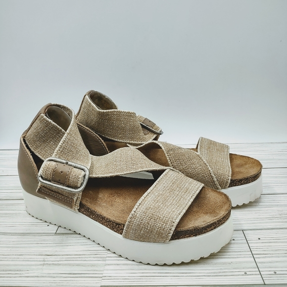 Palladium Shoes - PLDM By Palladium Platform Strappy Sandals Size  7.5